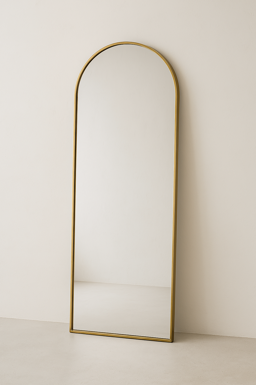 Arched Mirror | Brushed Gold Frame