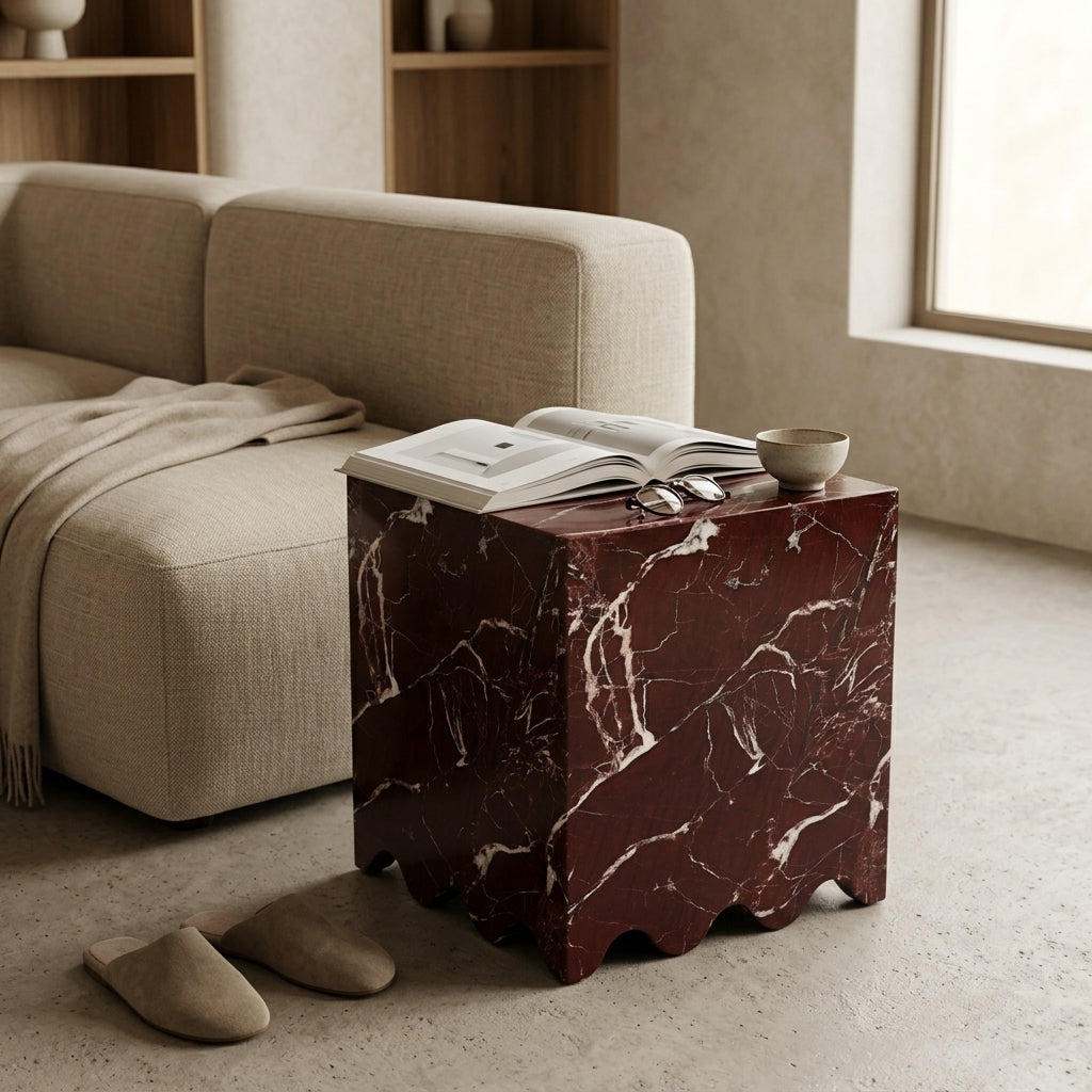 Amara scallop cube sidetable