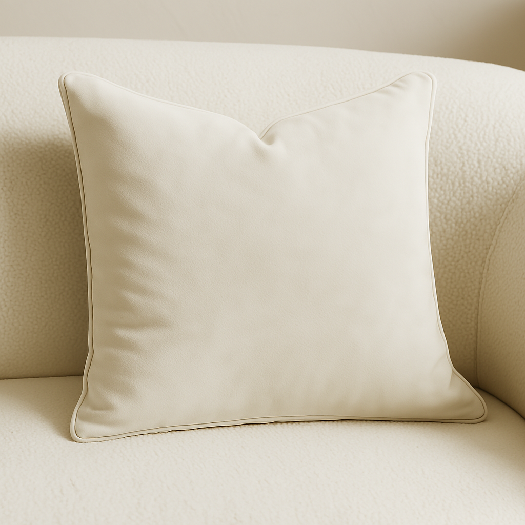 Velvet throw pillows