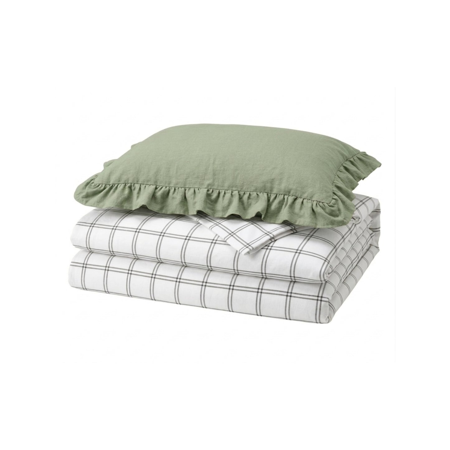 Cotton Flat Sheet - Sage