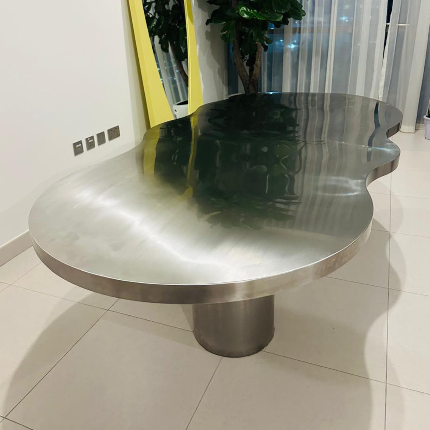 Bella Stainless Steel Dining Table