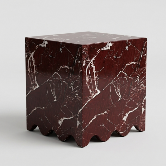 Amara scallop cube sidetable