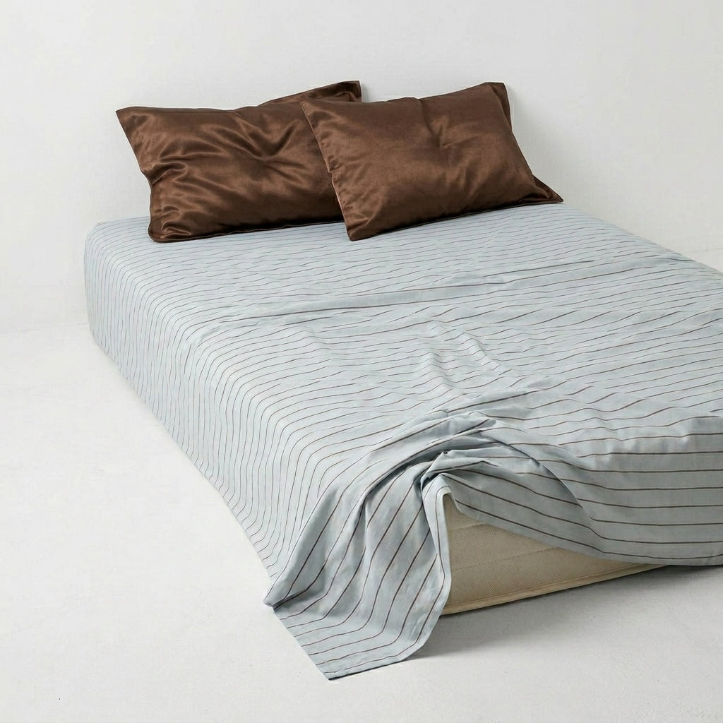 Cotton Flat Sheet - Blubbery Brownie