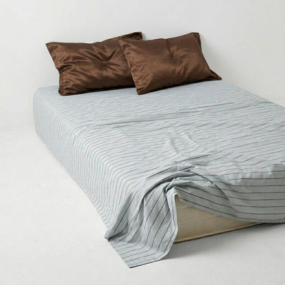 Cotton Flat Sheet - Blubbery Brownie