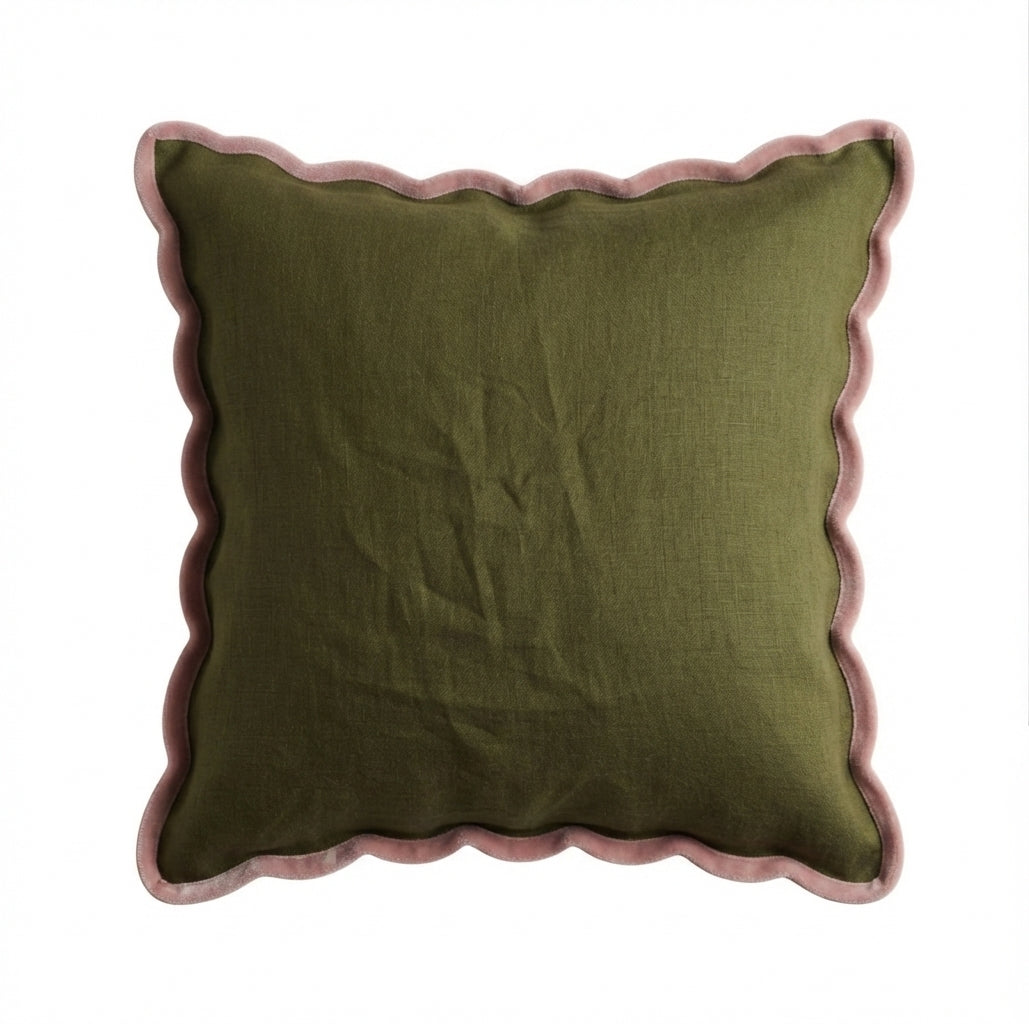 Dual Boarder Throw Pillow