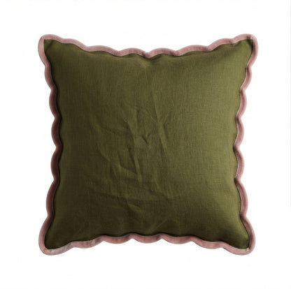Dual Boarder Throw Pillow