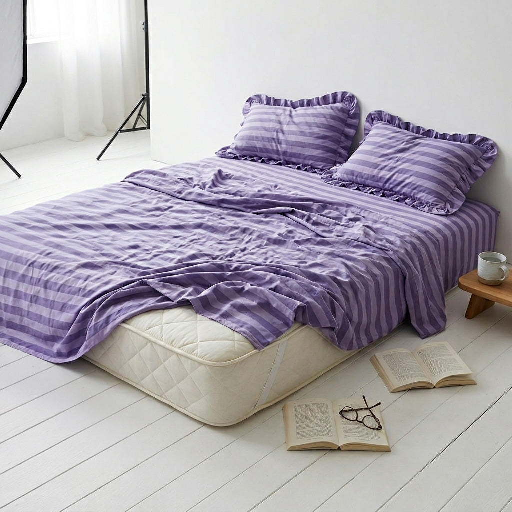 Cotton Flat Sheet - Lilac