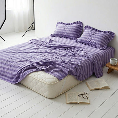 Cotton Flat Sheet - Lilac