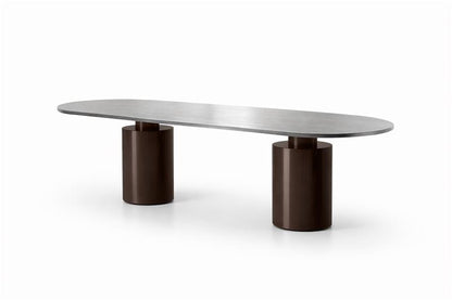 The Mantis Wood And Stainless Steel Dining Table