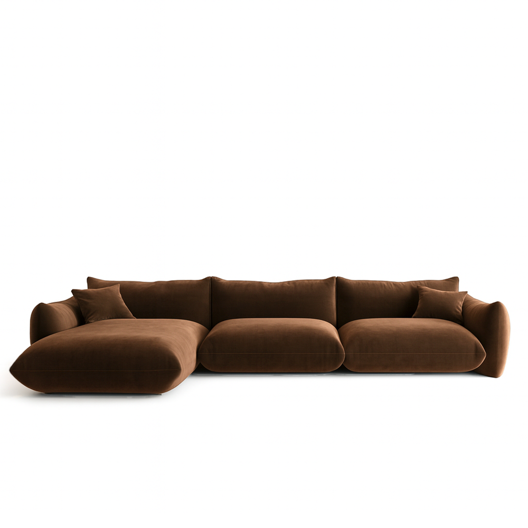 The Plumelle 3-seater Modular Sofa with Ottoman
