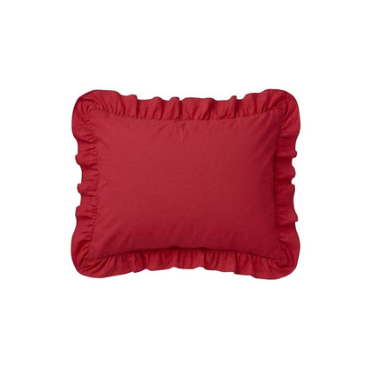 Cotton Pillow - Raspberry