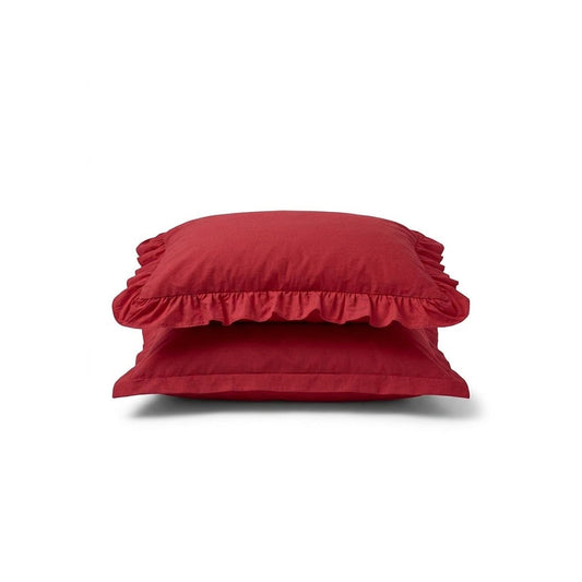 Cotton Pillow - Raspberry