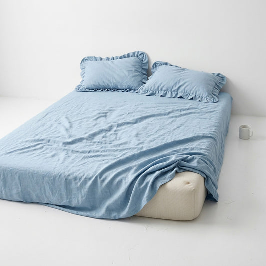 Cotton Flat Sheet- Daisy