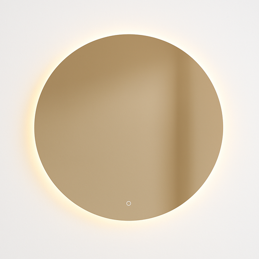 Circular Backlit Mirror | Frameless